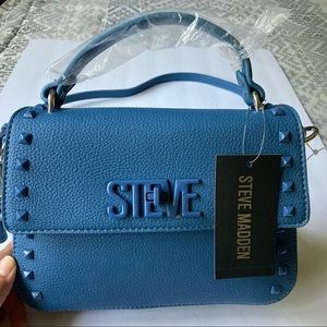 Steve Madden Blue with Studs Crossbody